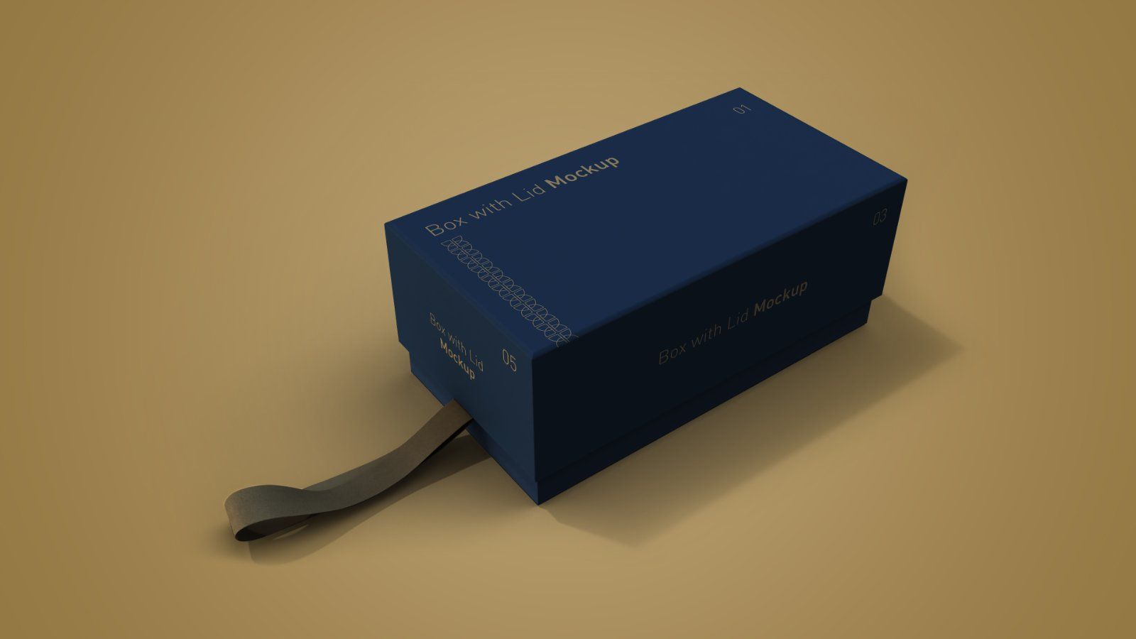 Gift Box with Lid Mockup Bundle – 8 PSD Files, Packaging Box Branding Mockup — image 8