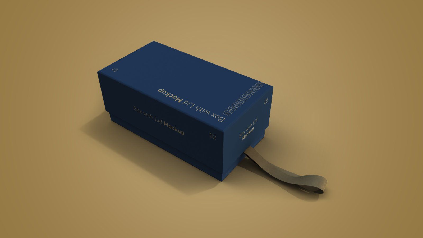 Gift Box with Lid Mockup Bundle – 8 PSD Files, Packaging Box Branding Mockup — image 9