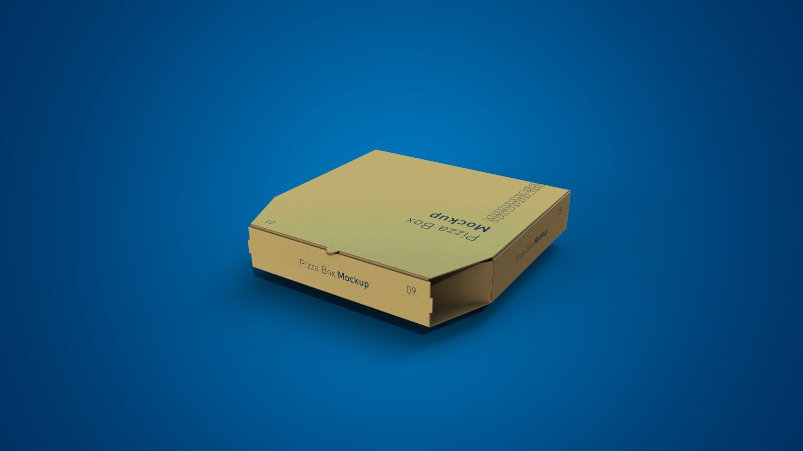 Pizza Box Mockup Bundle – 5 PSD Files, Food Packaging Mockup — image 3