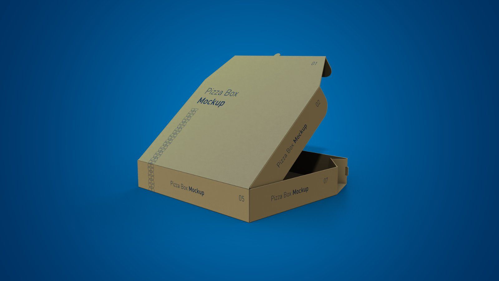 Pizza Box Mockup Bundle – 5 PSD Files, Food Packaging Mockup — image 5