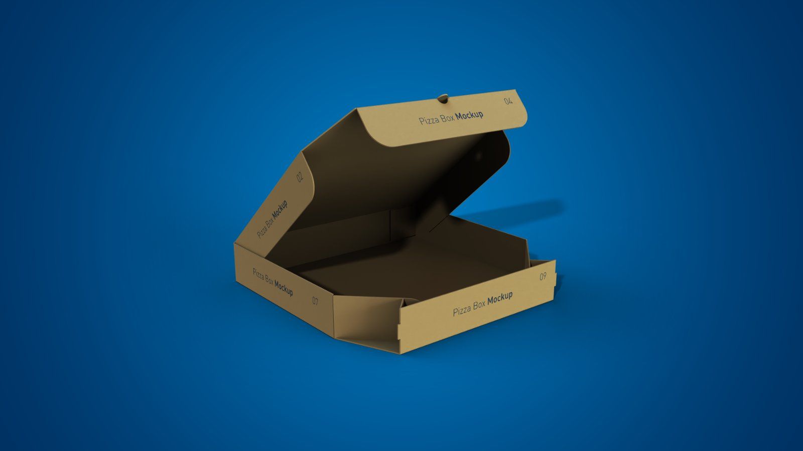 Pizza Box Mockups – 5 PSD Files, Food Packaging Mockup — image 3