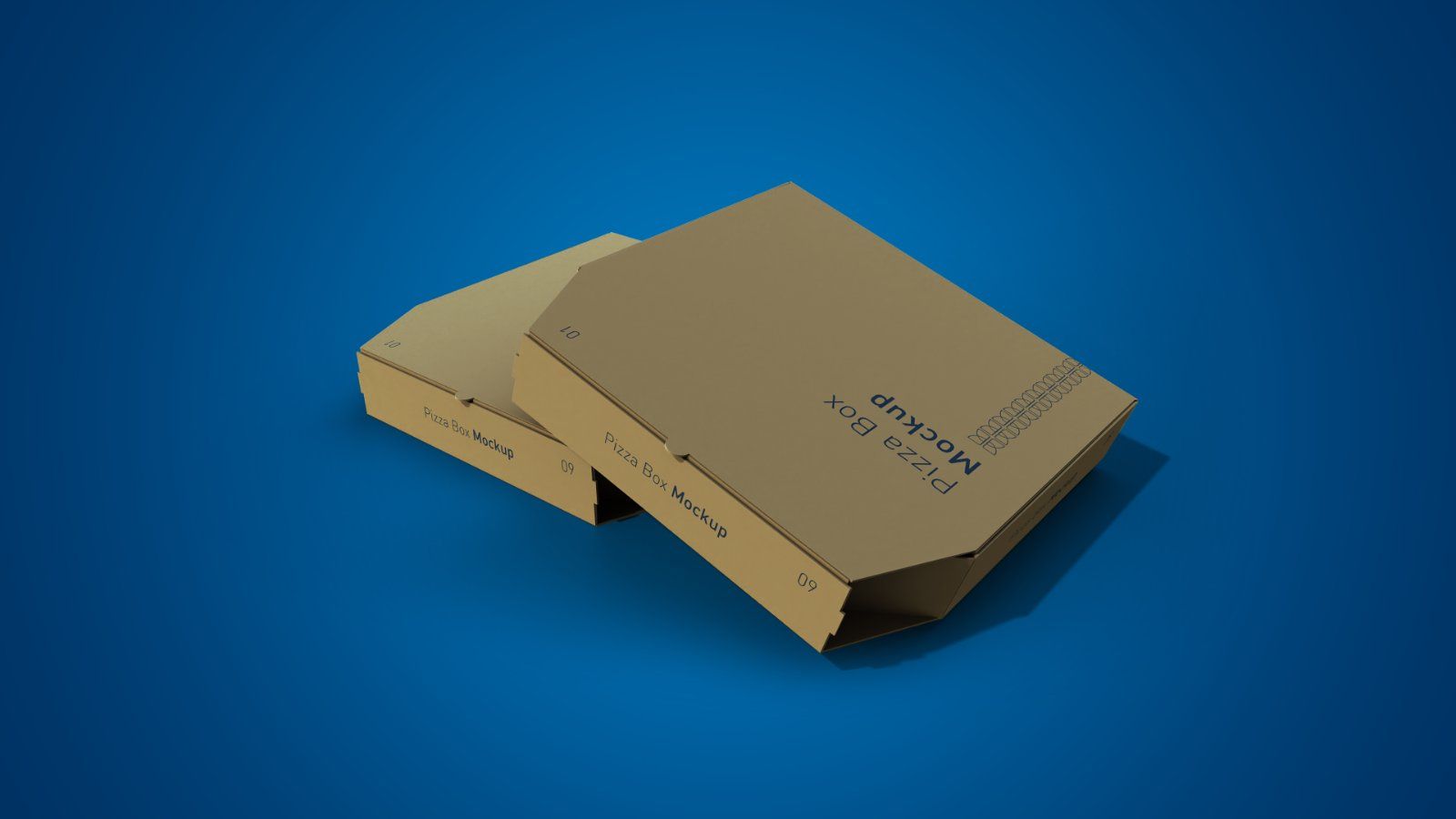 Pizza Box Mockups – 5 PSD Files, Food Packaging Mockup — image 4