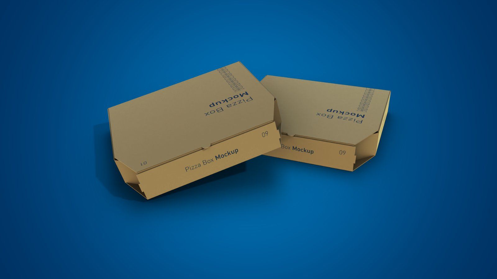 Pizza Box Mockups – 5 PSD Files, Food Packaging Mockup — image 5