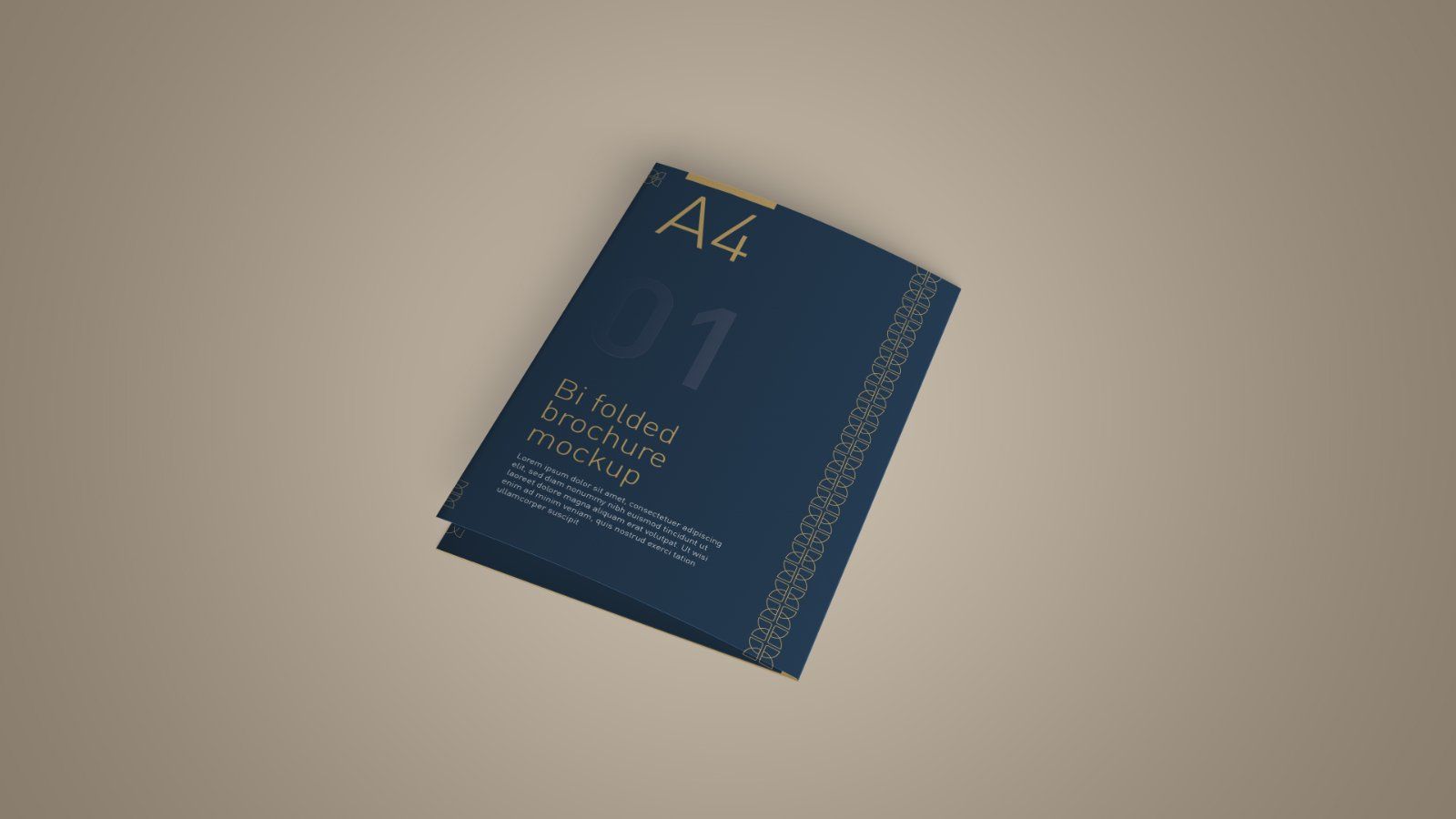 A4 Tri Fold Brochure Mockup – 5 PSD Files, 3 Folded Flyer & Print Branding Mockup — image 3