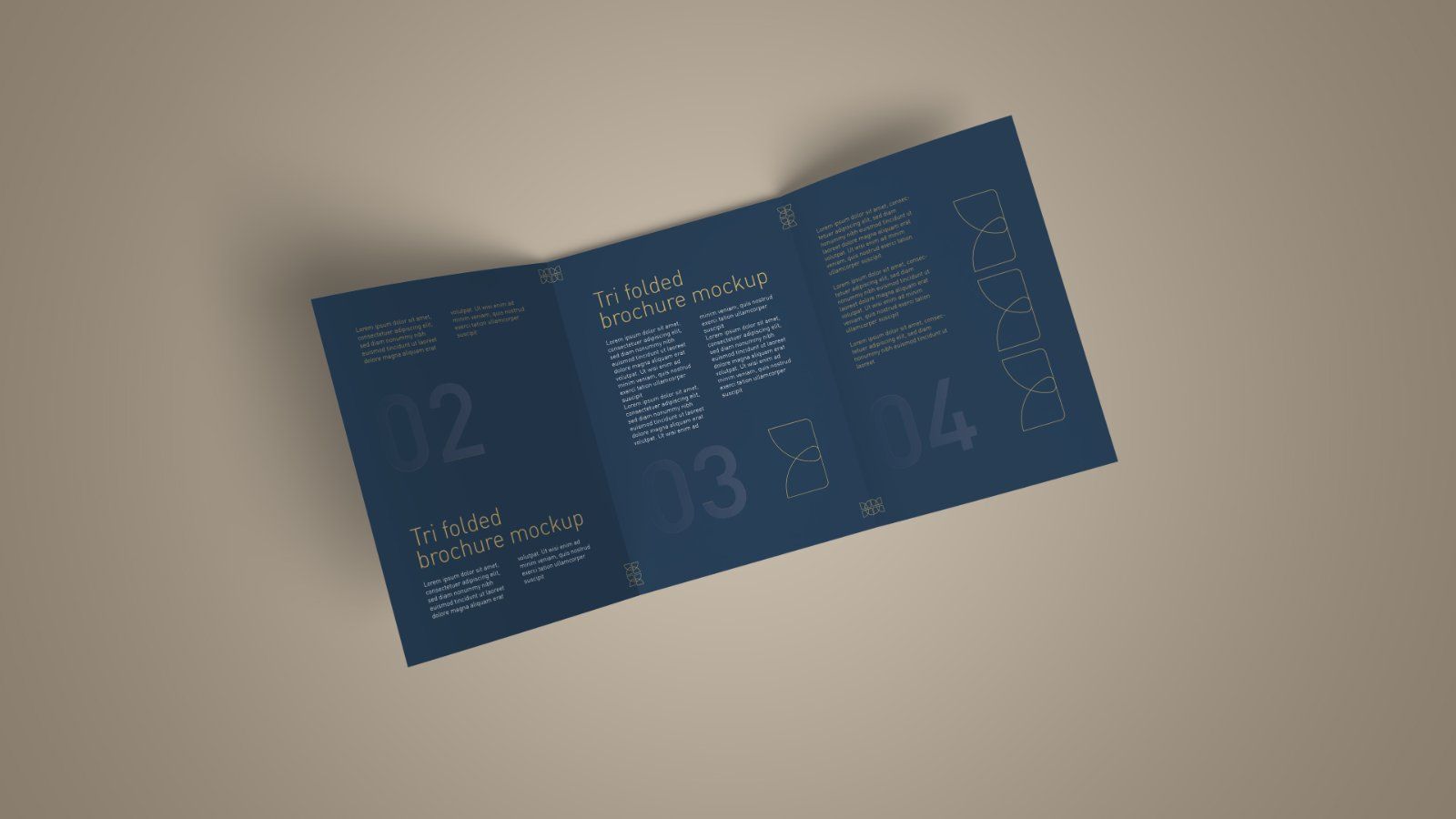 A4 Tri Fold Brochure PSD Mockup – 5 PSD Files, 3 Folded Flyer & Print Branding Mockup — image 2