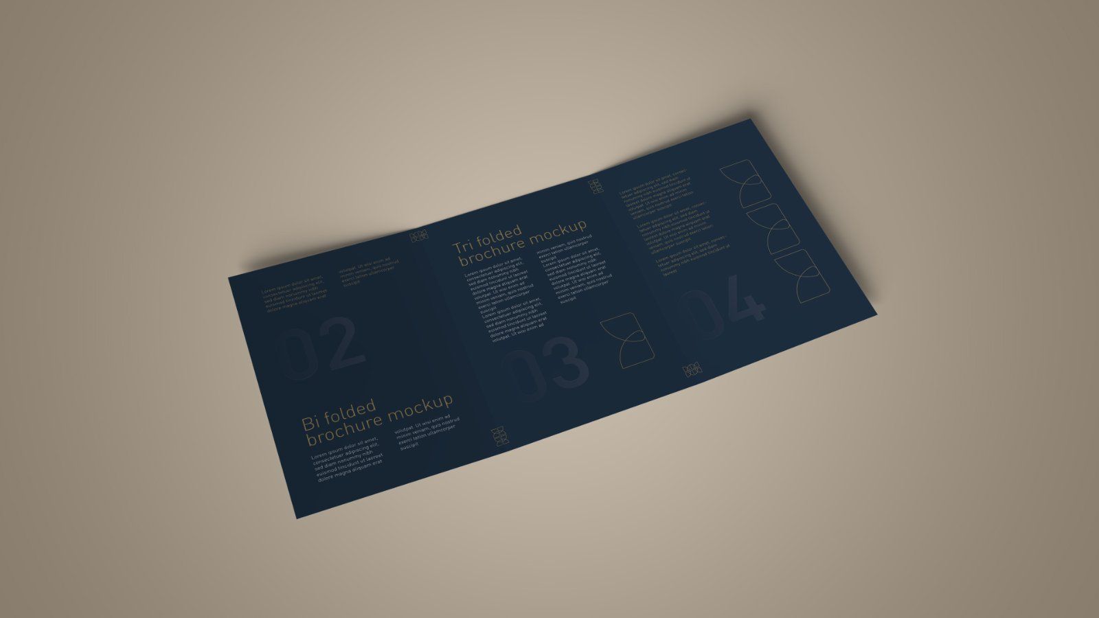 A4 Tri Fold Brochure PSD Mockup – 5 PSD Files, 3 Folded Flyer & Print Branding Mockup — image 4