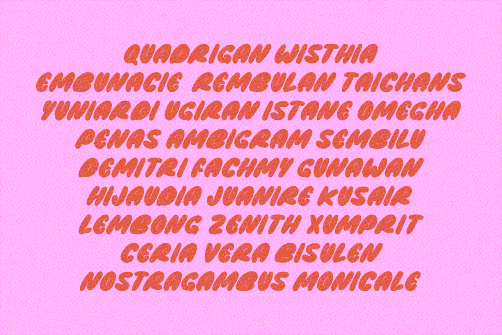 Abromies - Bold Fat Bubble Logo Branding Font — image 11