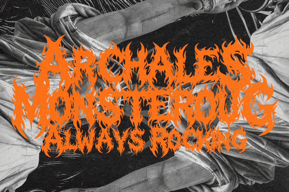 AEGON SHADOW — Hardcore Black Metal Font — image 7