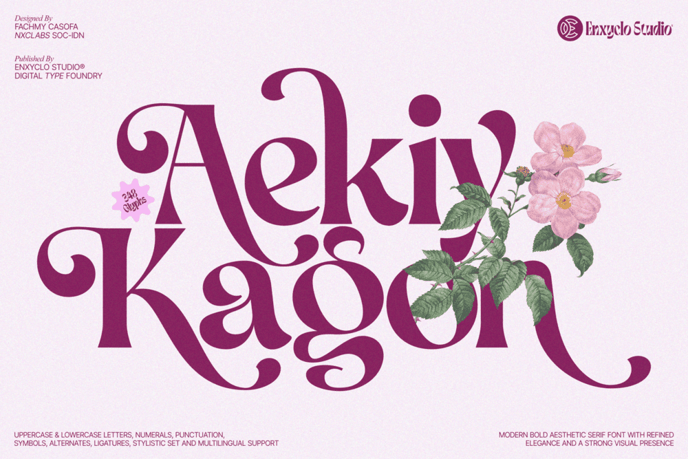 AEKIY KAGON — Elegant Luxury Bold Serif Font — image 1