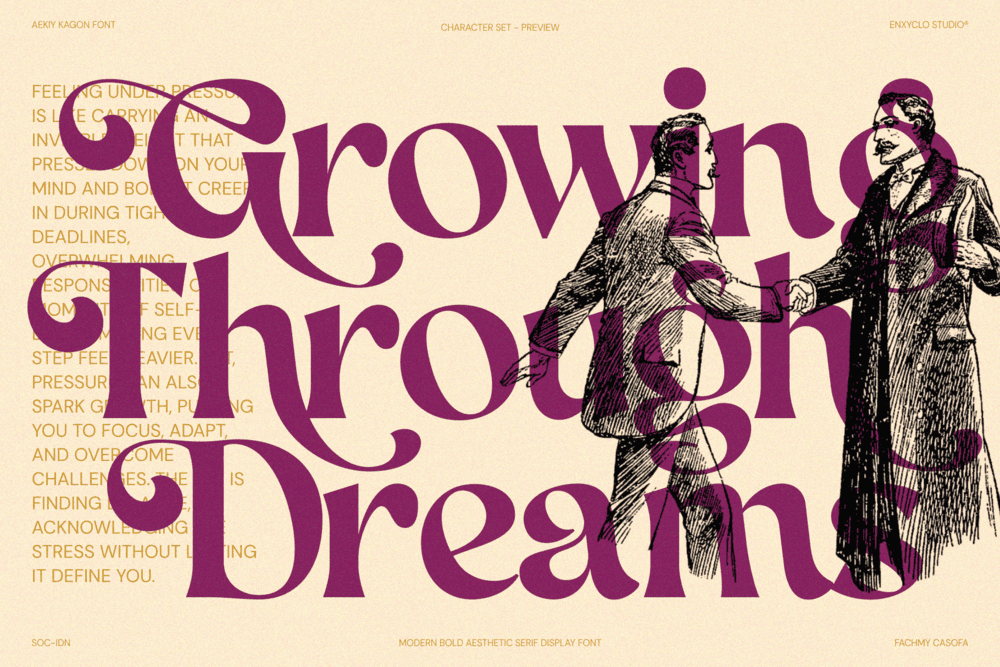 AEKIY KAGON — Elegant Luxury Bold Serif Font — image 10