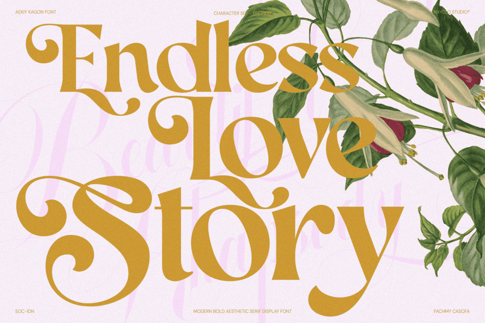 AEKIY KAGON — Elegant Luxury Bold Serif Font — image 2