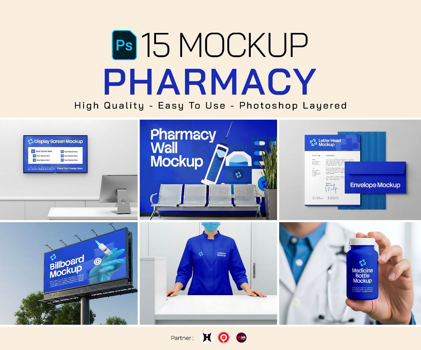 Premium Branding Pharmacy Mockup — image 1