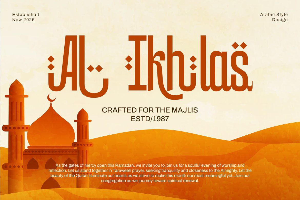 Arabica Neue Modern Islamic Arabic — image 7