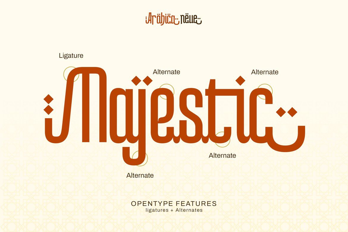 Arabica Neue Modern Islamic Arabic — image 8