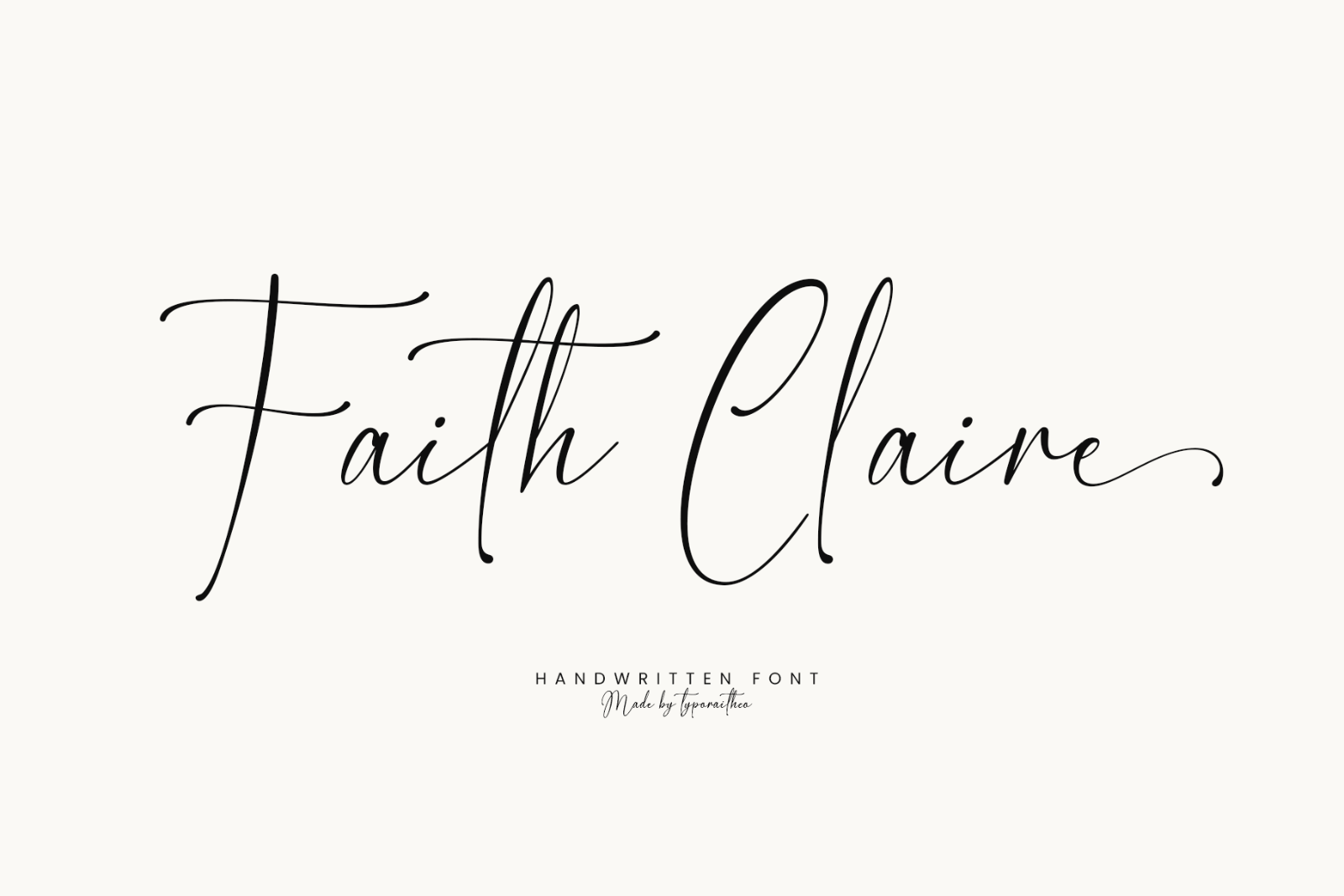 Faith Claire | Signature Script Font — image 1