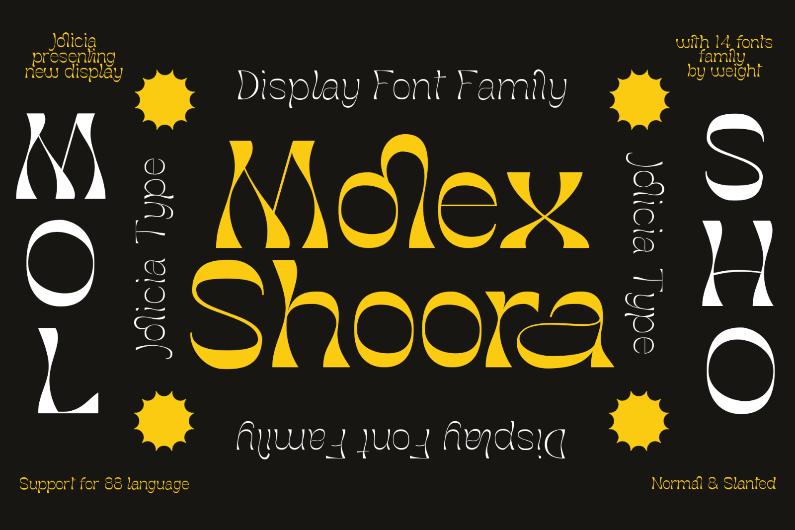 Molex Shoora | Reverse Contrast Font — image 1