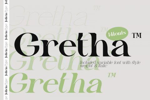 Gretha | Font Family