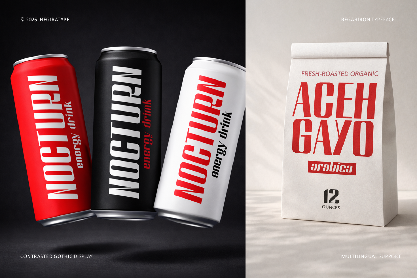Regardion_a Contrasted gothic display font — image 10