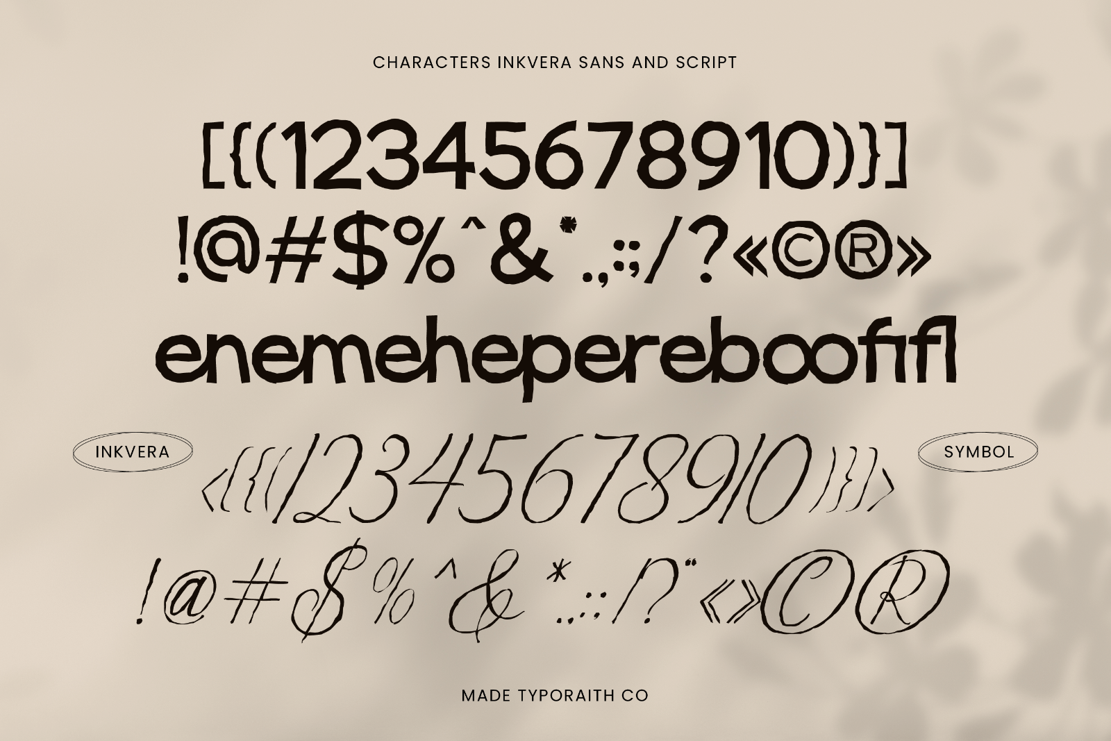 Inkvera | Modern Textured font duo — image 10