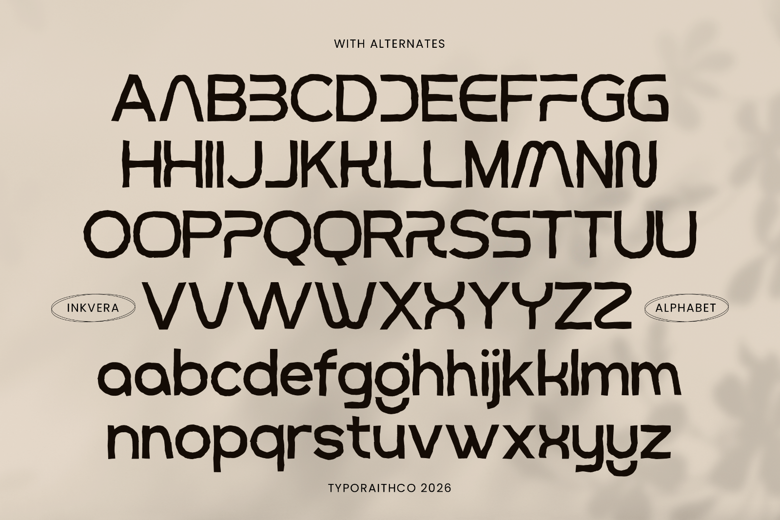 Inkvera | Modern Textured font duo — image 8