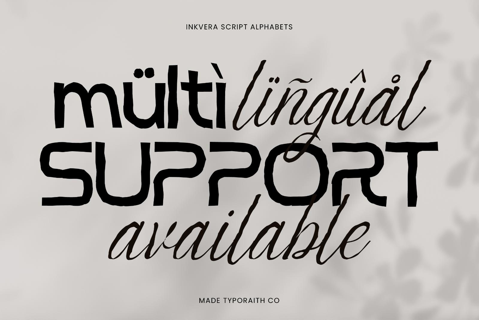 Inkvera | Modern Textured font duo — image 7