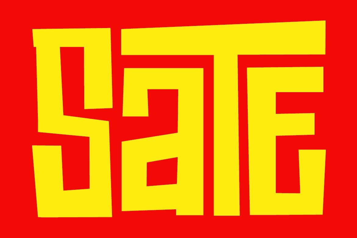 Sate Kacang - Food Font — image 2
