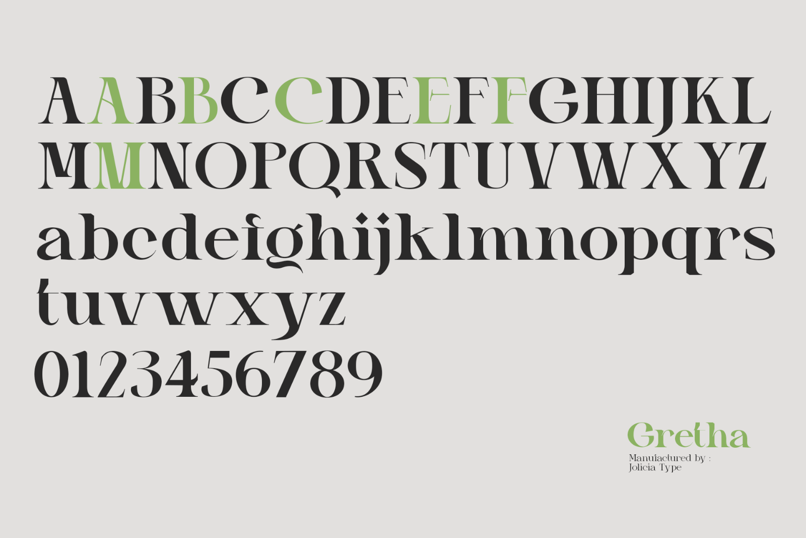 Gretha | Font Family — image 10