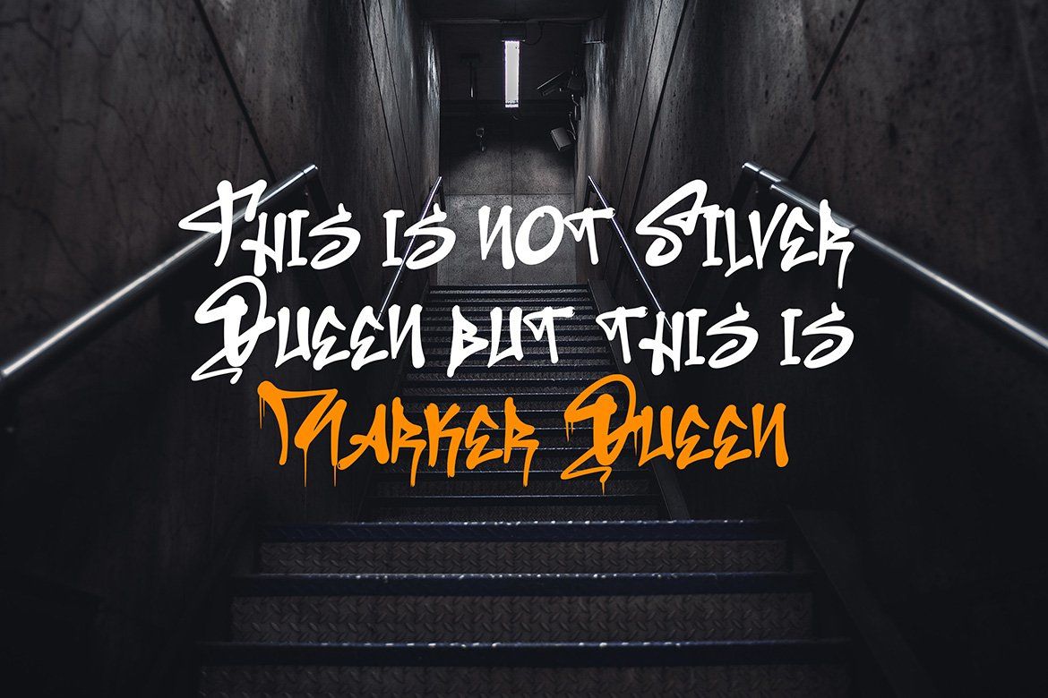 Marker Queen - Graffiti Font — image 8
