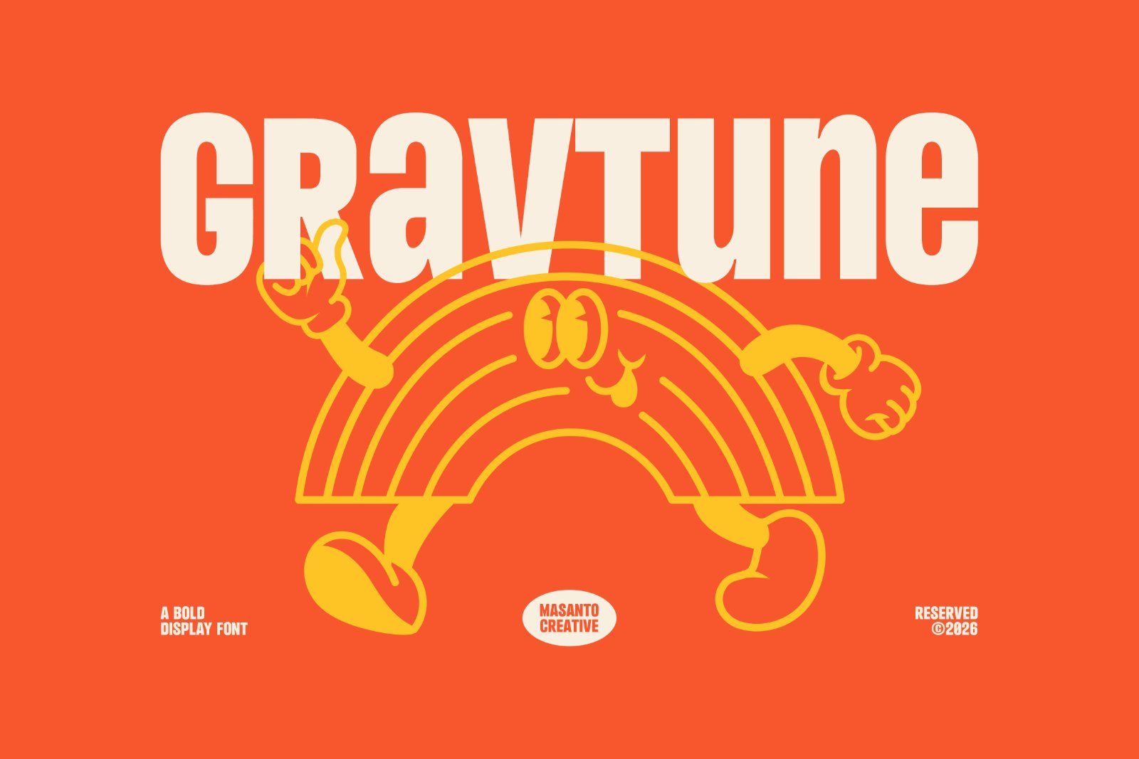 Gravtune – Bold Retro Display Font — image 11