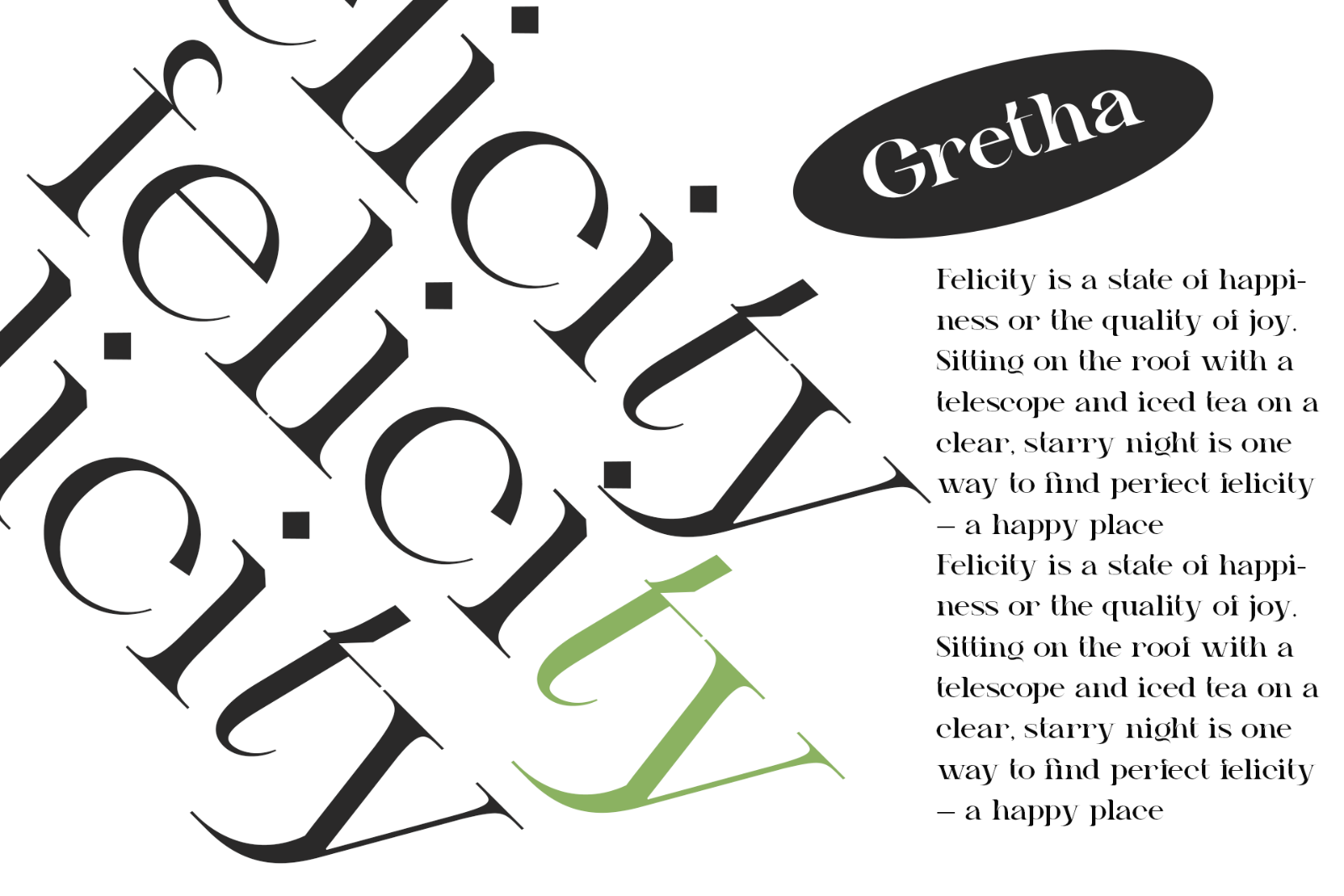 Gretha | Font Family — image 12