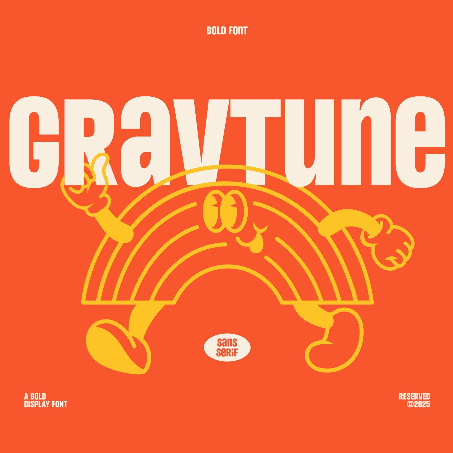 Gravtune – Bold Retro Display Font — image 12