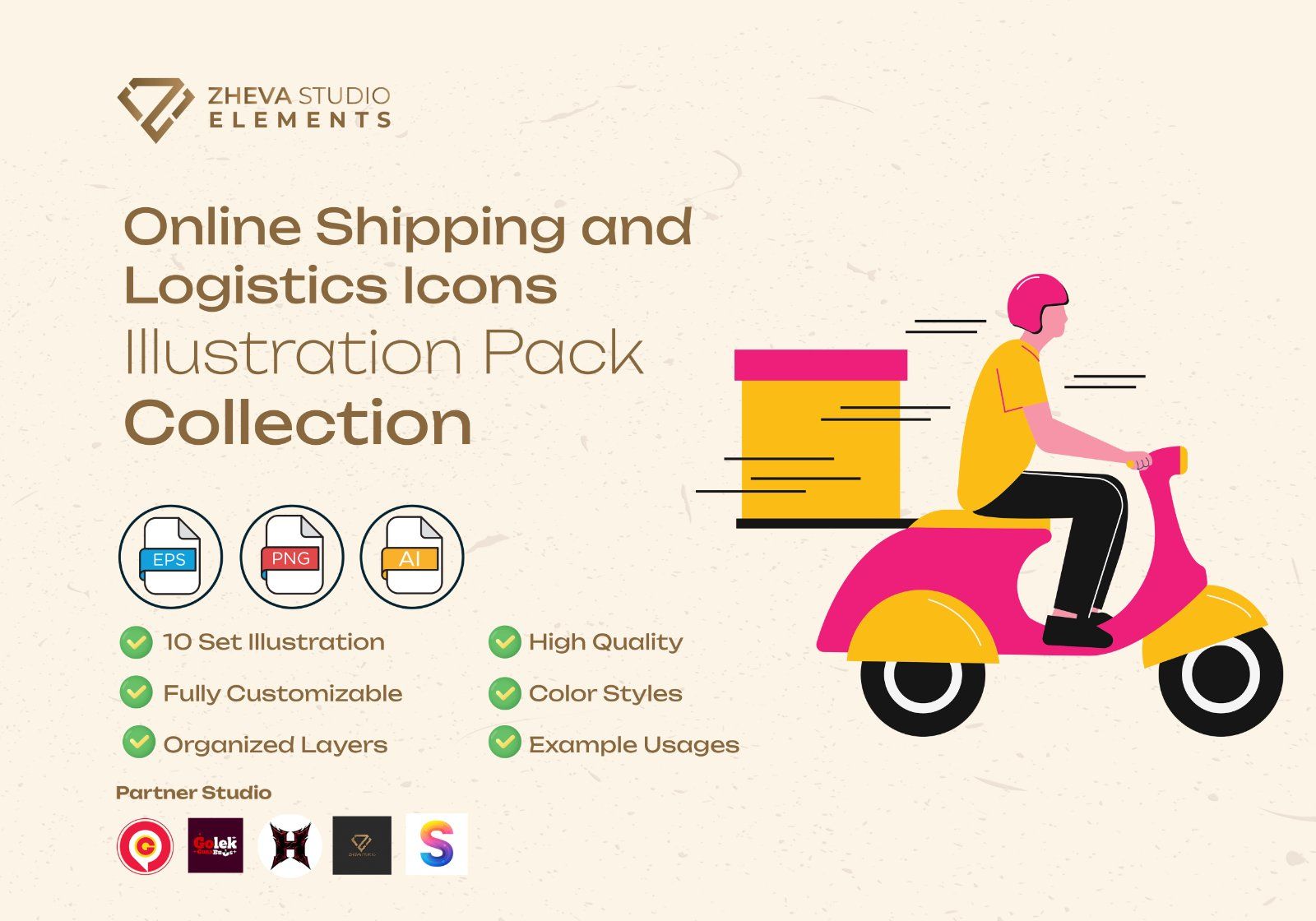 Premium Online Shipping and Logistics Icons Vector Illustration — image 2