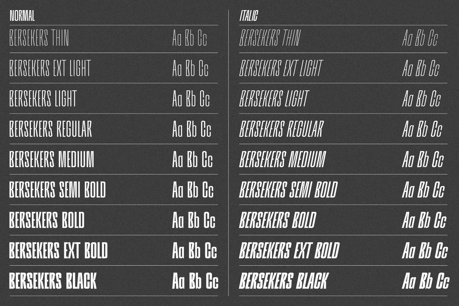 Bersekers Font — image 2