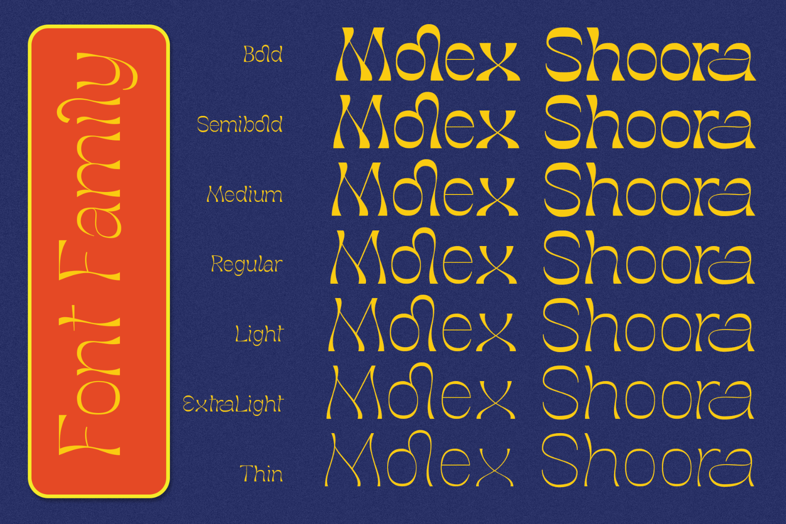 Molex Shoora | Reverse Contrast Font — image 4