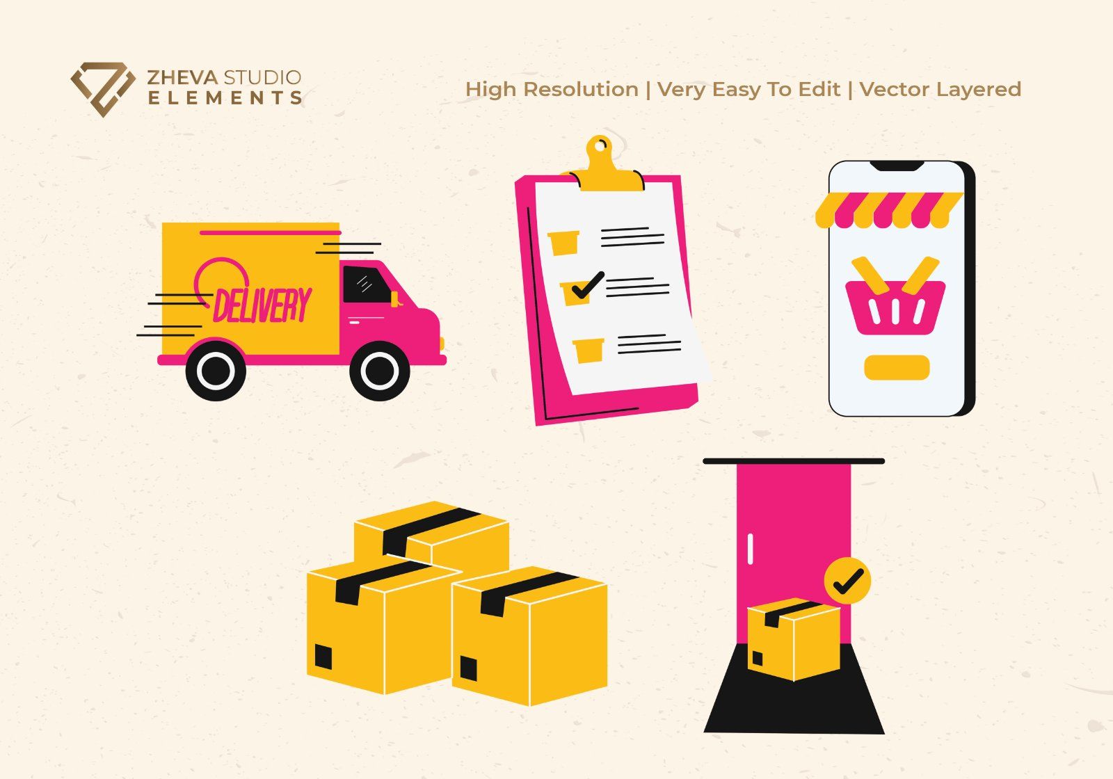 Premium Online Shipping and Logistics Icons Vector Illustration — image 4