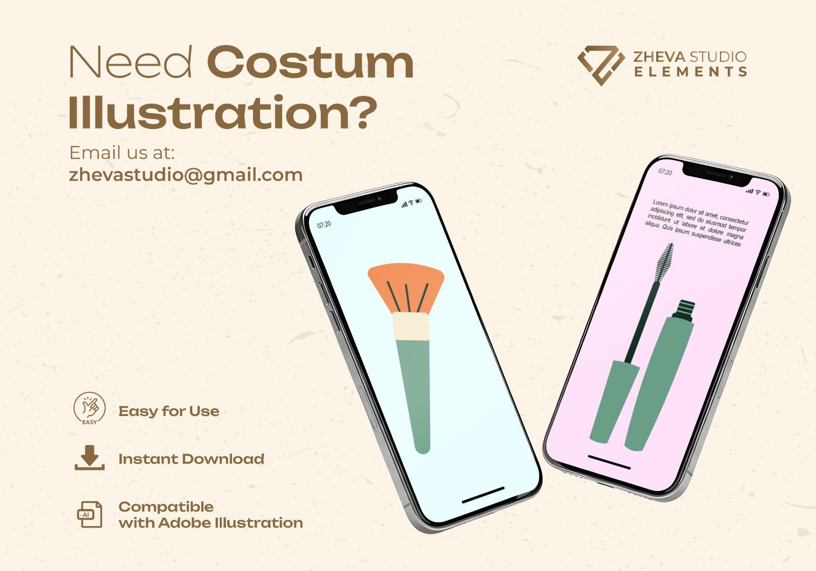 Premium Cosmetic and Skincare Products Vector Illustration — image 5