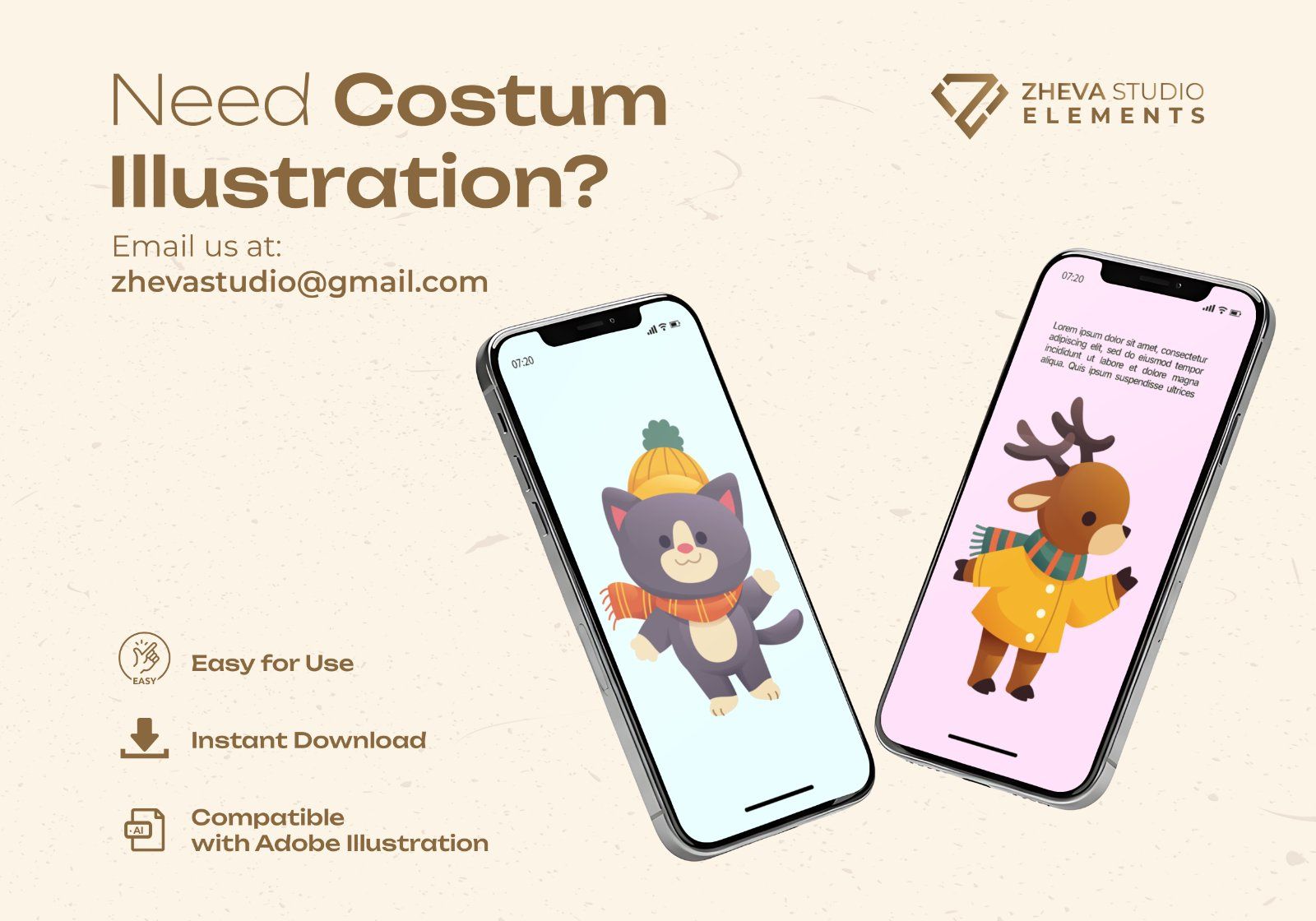 Premium Cute Winter Forest Animals — image 4