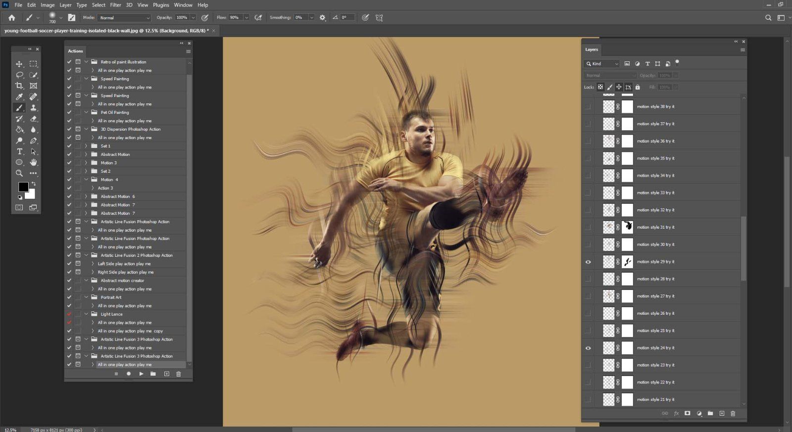 50 Artistic Line Fusion Action — image 12