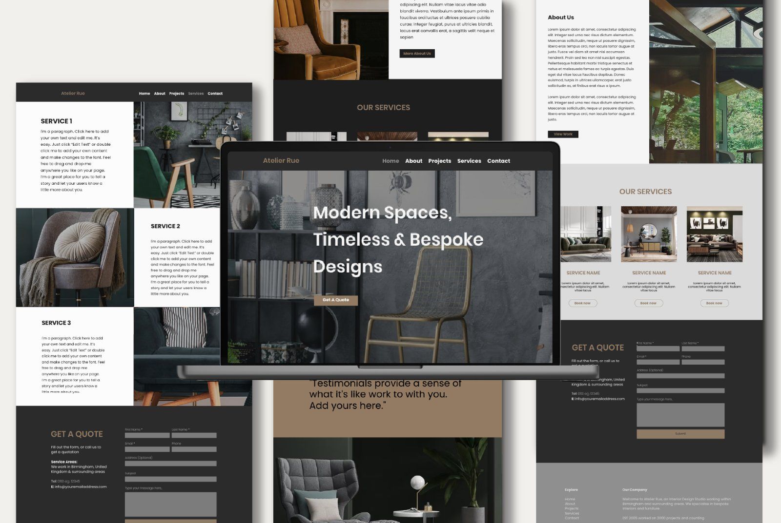Wix Interior Design Portfolio Website — image 2