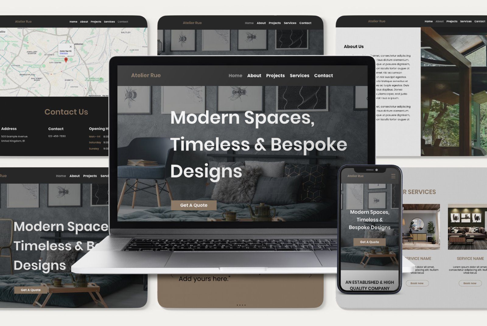 Wix Interior Design Portfolio Website — image 3