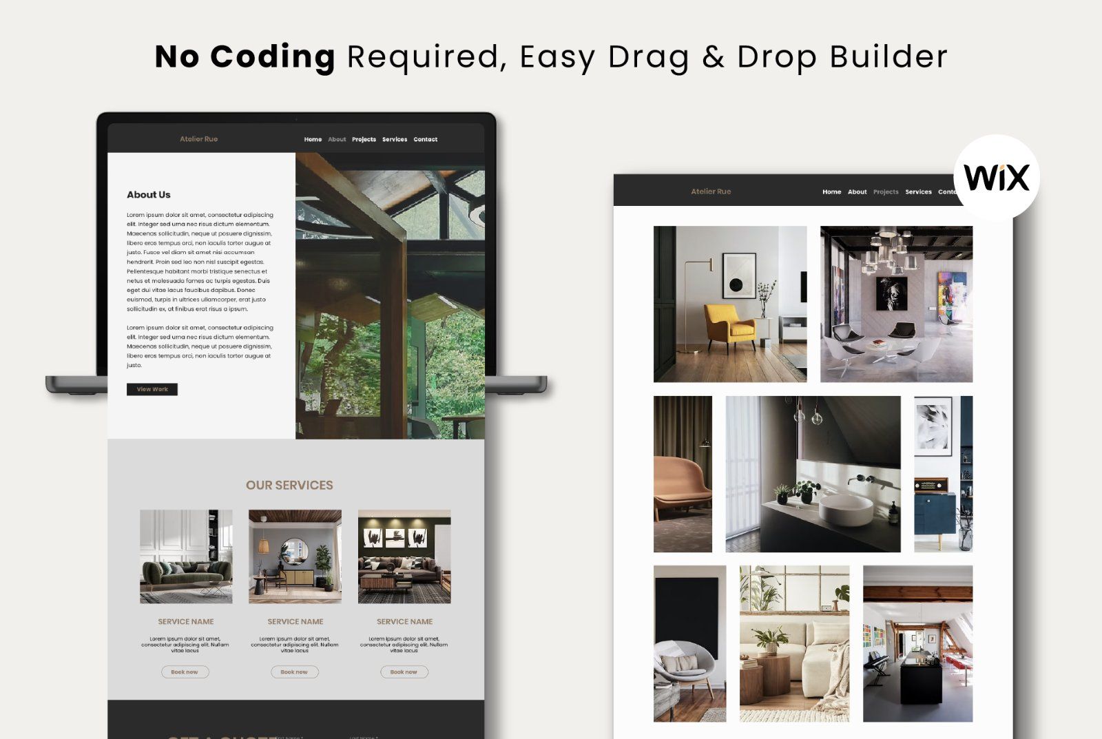 Wix Interior Design Portfolio Website — image 9