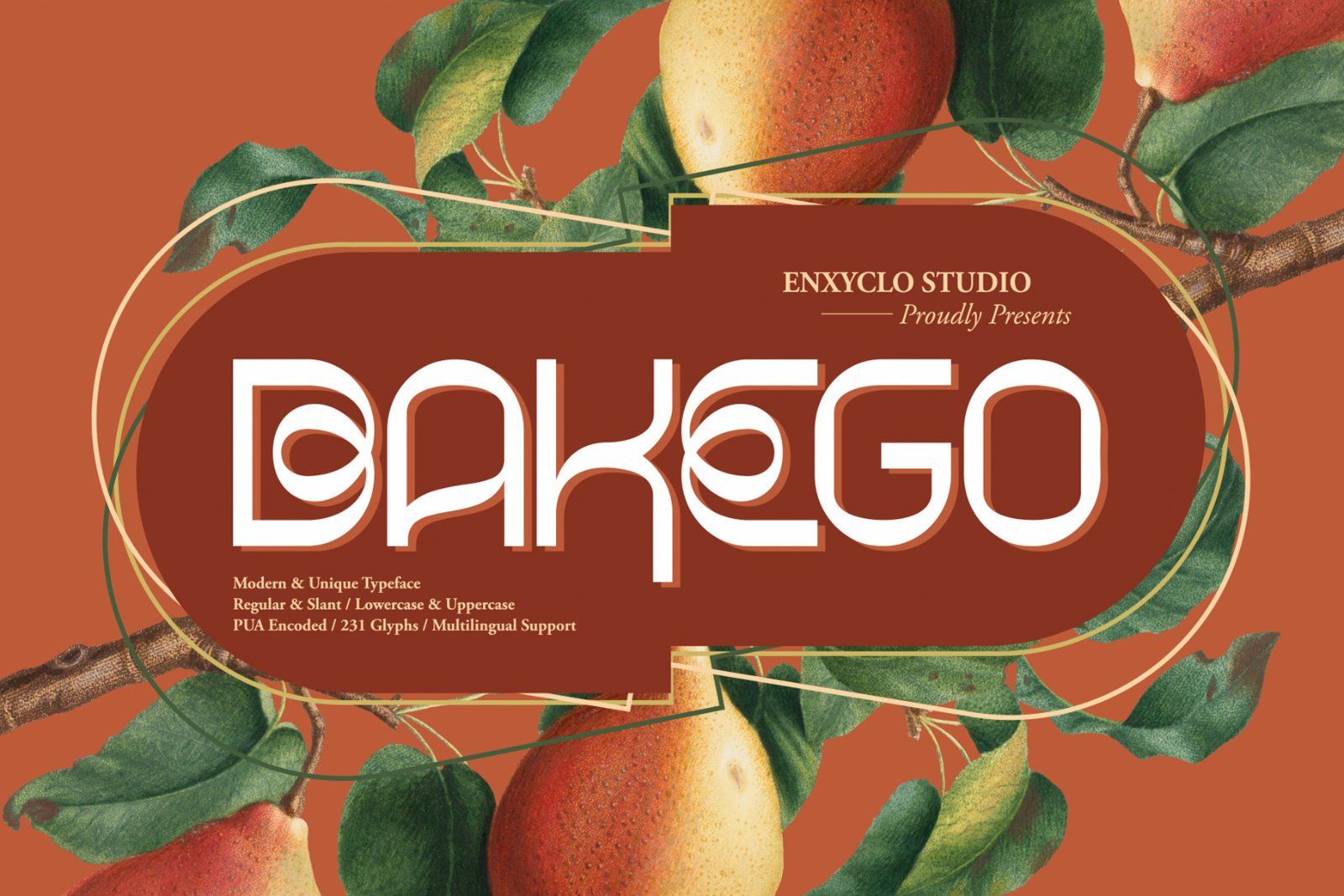 BAKEGO — Unique & Modern Typeface — image 1