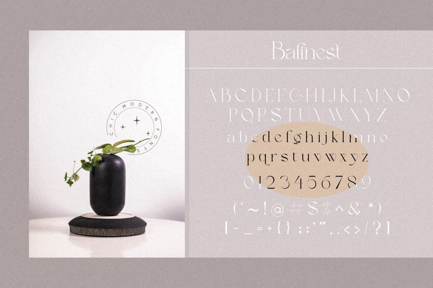 Balinest _ chic modern font — image 9