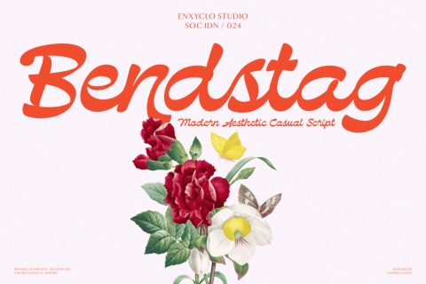 Bendstag — Elegant Script Calligraphy Font