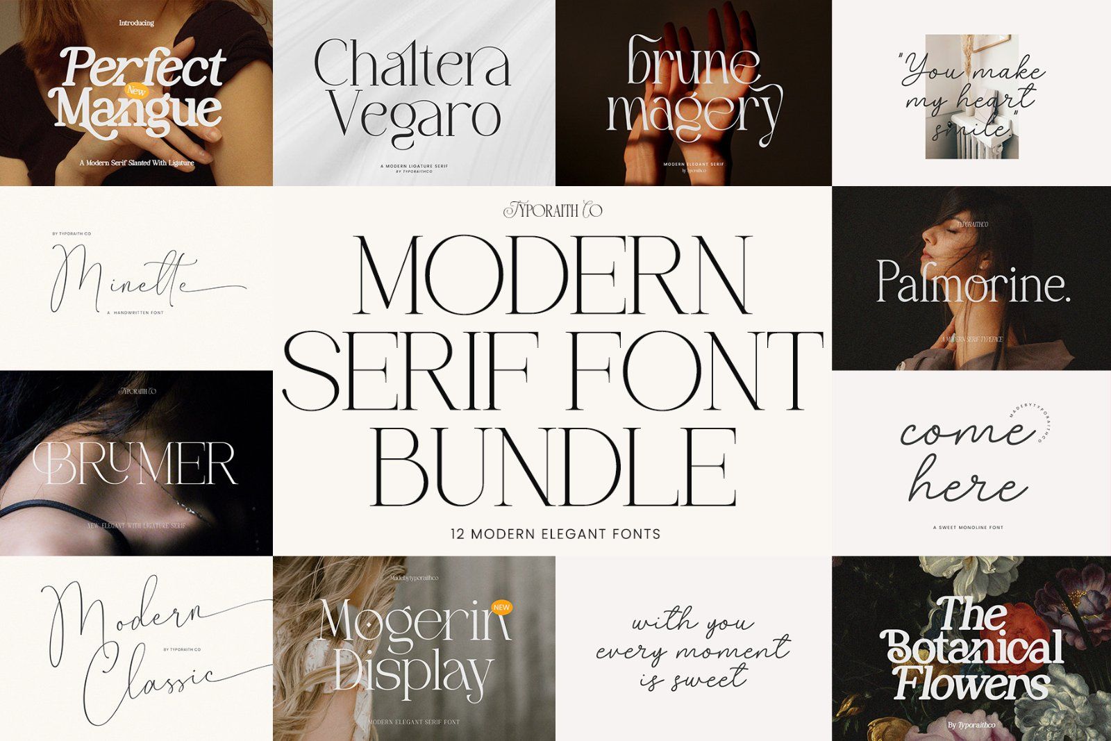 The Modern Font Bundle | 67 Fonts — image 2