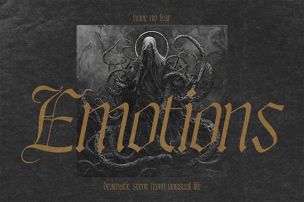 Bageshron Blackletter Font Family — image 14