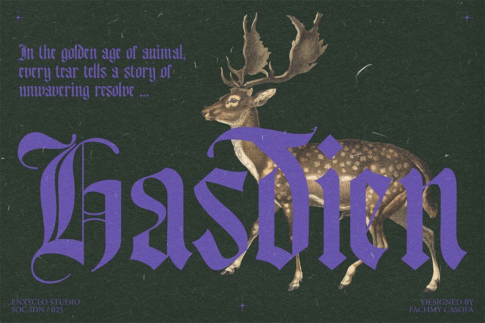 Bageshron Blackletter Font Family — image 16