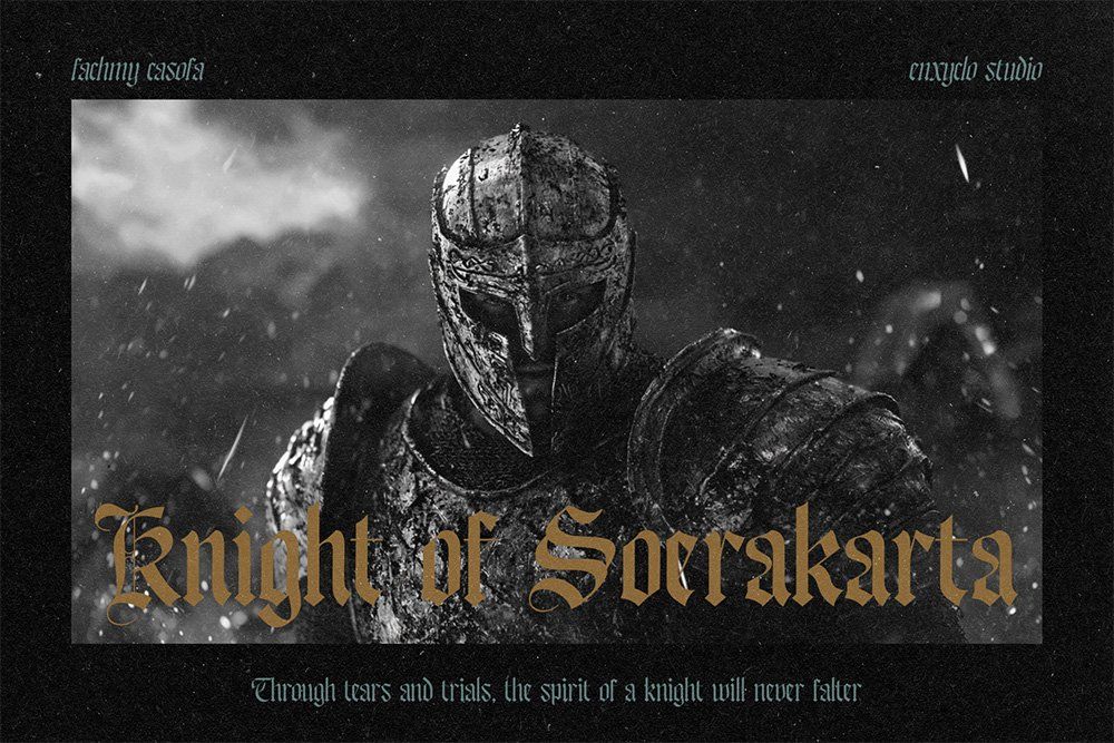 Bageshron Blackletter Font Family — image 17
