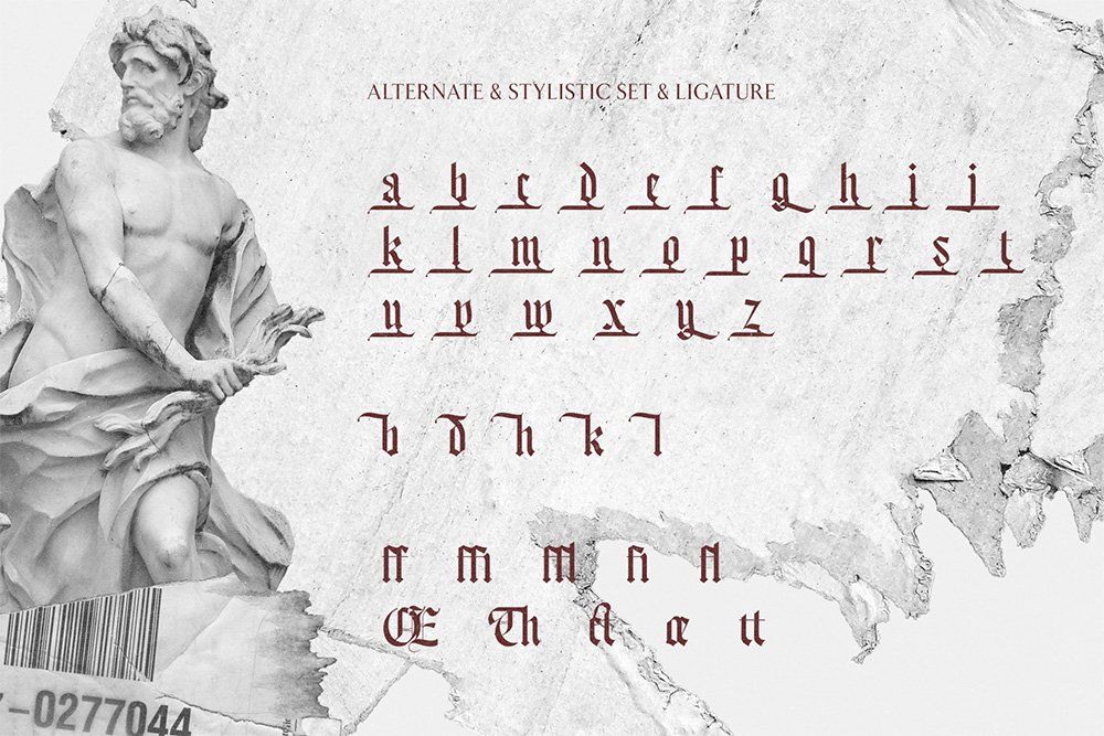 Bageshron Blackletter Font Family — image 24