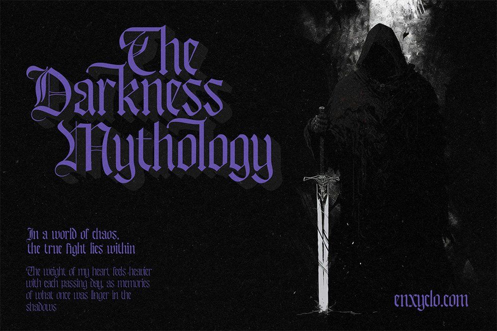 Bageshron Blackletter Font Family — image 9